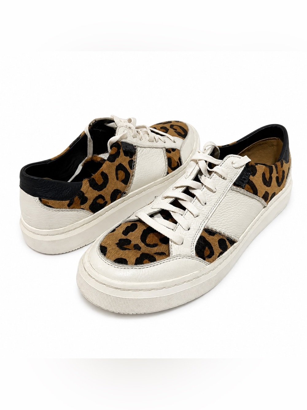 UGG Cali Sneaker Low Leopard Calf Hair Leather Sneakers Men’s Size 12